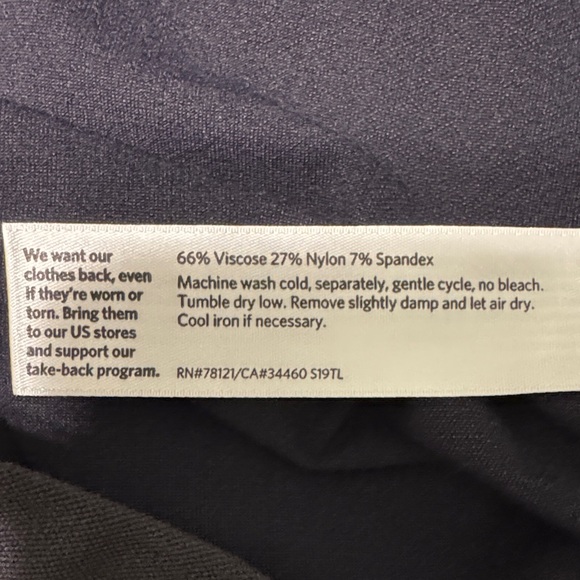 Eileen Fisher Elegant Gray Trousers Size 14 - Picture 7 of 7